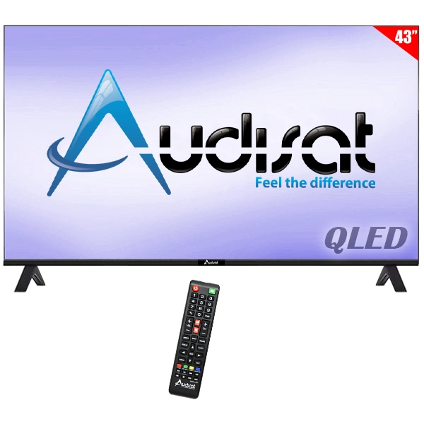 Smart TV QLED 43" Audisat AD-43Q (2026) Full HD Android TV Wi-Fi com Conversor Digital (1 Ano de Garantia)
